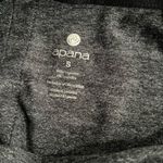 Apana Space-Dye Gray Long Sleeve Mockneck Yoga Top Size Small Photo 3