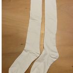 Womens Long White Socks 🧦 Halloween 🎃 Costume Cosplay One Size Photo 4