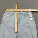 PacSun NWT  90s Boyfriend Jeans 28 High Rise Relaxed Leg Light Distressed Denim Photo 3