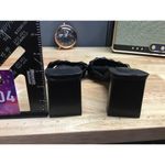 H Halston Women's 9 Black Vegan Leather Slip Photo 2