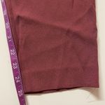 Babaton Aritzia Burgundy/Brick Red Tapered Leg Pants Size 4 EUC Photo 5