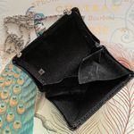 Guess black sparkling shimmering glitter embellished small mini minaudiere chain bag Photo 7