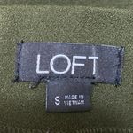 Ann Taylor  LOFT Women's Green Straight Wide Leg High Waist Trousers Dress PantsS Photo 3