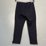 Rag and Bone  Simone Lace Up Ankle Crop Stretch Pants Navy Blue Women’s 8 Photo 2