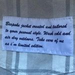 Princess Polly  Brielle Denim Grey and Beige Plaid Jacket Size 12 New with tag Photo 4