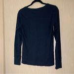 Columbia Black Waffle Henley Long Sleeve Size Small Photo 4