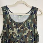 LOGO By Lori Goldstein LOGO Lounge by Lori Goldstein Camo Army Printed Jersey Knit Tank Size Large Photo 2