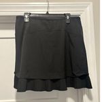 IBKUL Women’s Skort Solid Black Size Large Pleated Skirt Pockets Tennis Golf Photo 0