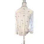 Rails White Button-Up Shirt with Cheetahs, XS Photo 2