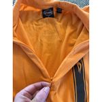 Harley Davidson Women’s Front Garage Shirt 1/4 Zip Orange Shirt Biker Size Large Photo 8