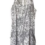 Forever 21 White and Navy Shorts Romper Jumpsuit One Piece Size Large Photo 0