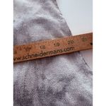 OH MY GAUZE Shirt Sz 1 S/M Gray Tie Dye Asymmetric Hem Artsy Lagenlook Beach White Photo 12