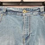 Faded Glory  Blue Denim Jeans Boho Western Casual Women's Shorts Size 14 Photo 2