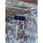 Lavish  vintage lace cream top M Photo 1