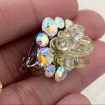 Vintage Aurora Borealis Clip On Earrings Photo 11