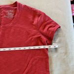 L.L.Bean Women’s M Pullover Crew Neck Short Sleeve T Shirts Red And Green Photo 3