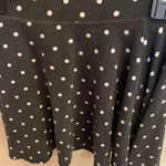 Forever 21 black and white polka dot skater skirt Photo 2