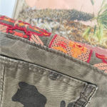 Sundance Driftwood Jackie Camouflage Embroidered Pants Photo 5