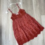 Urban Outfitters  Dress embroidered babydoll jamie womens Red (xsmall) boho party Photo 2