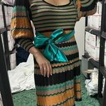 Arden B colorblock metallic knit dress Photo 2