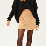 Free People Mod Wrap Skirt inCaramel Heather Photo 0