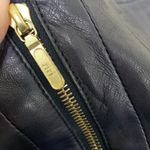 Cynthia Steffe  woman navy blue pleated skirt woman size 8 100% lamb so soft Photo 5