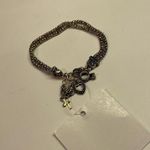 Premier Designs Women’s  NWT Gold Tone Charm Double Strand Costume Bracelet Photo 4