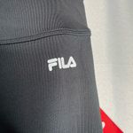 FILA tipped waist leggings in black and pink size L large NWT NEW with tags Photo 2