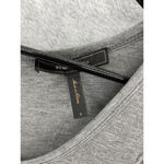 BCBGMAXAZRIA BCBG Grey Black Tiered Dress Short Sleeve Puffed Sleeve Size 0 Photo 6