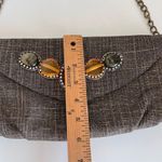 Chico's Chico’s Embellished Linen Foldover Clutch bag Photo 10
