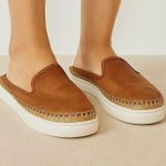 UGG  Women’s Brown Leather Slip-On Mules Size 8 Photo 0