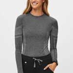 FIGS  Salta Seamless Longsleeve Underscrub in Graphite, Size X-Small Photo 0