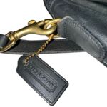 Coach VINTAGE COURT Black Glove Tanned Leather Turn Lock Crossbody Bag 9807 Photo 5