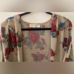 Audrey 3+1 Open Cardigan 3/4 Sleeve Sweater Women's Sz Small Photo 2