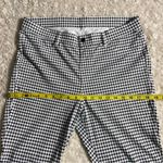 Uniqlo Gingham Ankle Slim Stretch Pants Black White XL 32-33 Photo 12