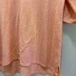 Soft Surroundings Coral Peach 3/4 Sleeve V-Neck Casual T-Shirt Tunic Size Medium Photo 2