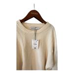 Bershka Cream XL Crewneck Sweater New with Tags Photo 2