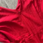 Laundry by Shelli Segal Wide Leg Belted Jumpsuit, Poppy Red, Size 16 New w/Tag Photo 5