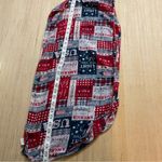 Womens Patriotic Theme Red, White, Blue Neck Style Scarf 100% Polyester Photo 3
