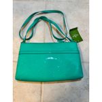 Kate Spade NWT Amy Camellia Street Bright Beryl Patent Leather Crossbody Bag Photo 4