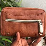 Steve Madden brown leather wallet wristlet cardholder bag purse. Measurement in pics Photo 2