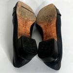 Brighton Keats Blue Pebbled Leather Metal Circle Loafers Size 7.5 Photo 5