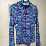 Title Nine Womens Medium Purple Green Jacket Photo 1