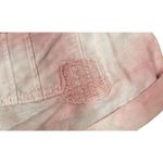 American Eagle Y2K Linen Blend Micro Shorts Womens Sz 6 Pink Tie Dye Low Rise Photo 4