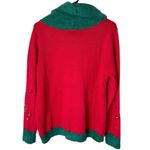 Holiday Time  Women’s XL Sweater Cowl Neck Christmas ‘oh what fun’ Bells Holiday Photo 5