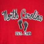 🇺🇸 North Carolina Footprint Red Short Sleeve Shirt Size M Photo 1