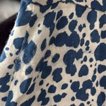 Reformation Rainey Blue & Ivory Bea Skirt Photo 4