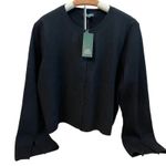 Wild Fable  Women's Black Button-Front Ribbed Cardigan - Size XXL - NWT Photo 0