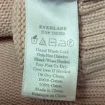 Everlane Pink The Soft Cotton Square Crew Long Sleeve Pullover Sweater Top Sz M Photo 3