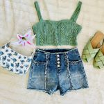 Boutique Ombré Denim Shorts Photo 1
